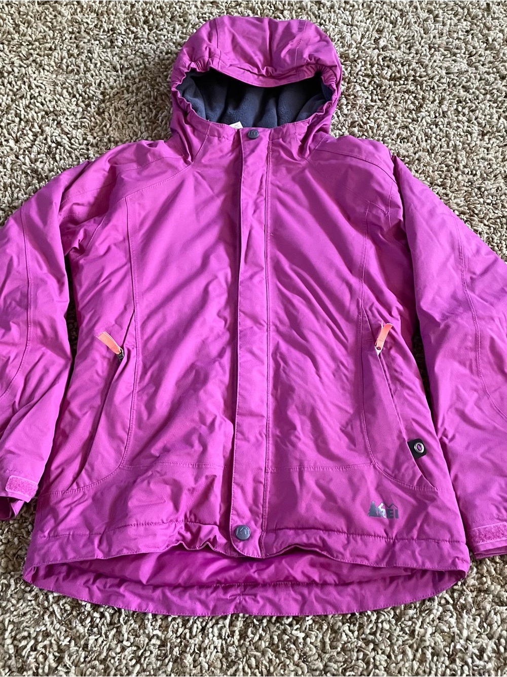 REI Kids M Hooded Winter Snow Jacket